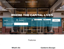 Tablet Screenshot of hotelkurrajong.com.au